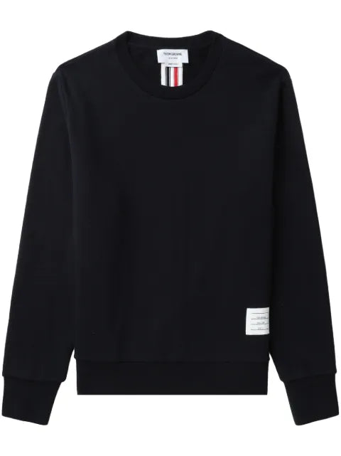 Thom Browne rear RWB stripe sweatshirt