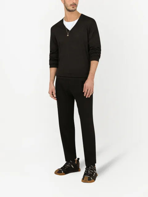 Dolce & Gabbana V-neck cashmere jumper