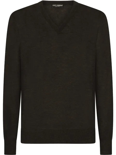 Dolce & Gabbana V-neck cashmere jumper