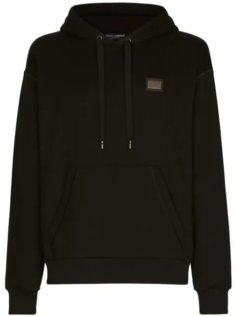 Dolce & Gabbana logo-tag drawstring hoodie