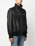 Brunello Cucinelli shearling-lined bomber jacket