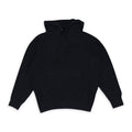 Black Tonal Logo Hoodie