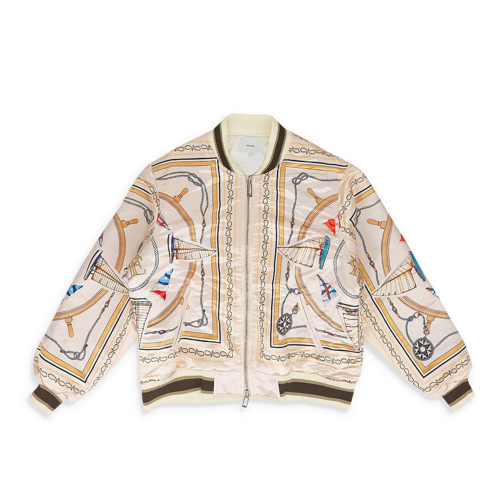 MULTICOLOR NAUTICA SATIN BOMBER