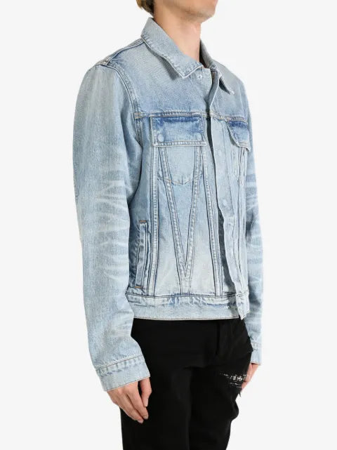 AMIRI distressed-effect denim jacket