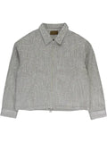 BIRTH OF ROYAL CHILD rhinestone-embellished "Light Grey" jacket