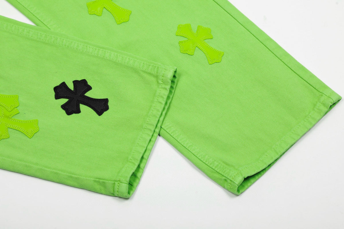 Chrome-Hearts NEW Pants 8166