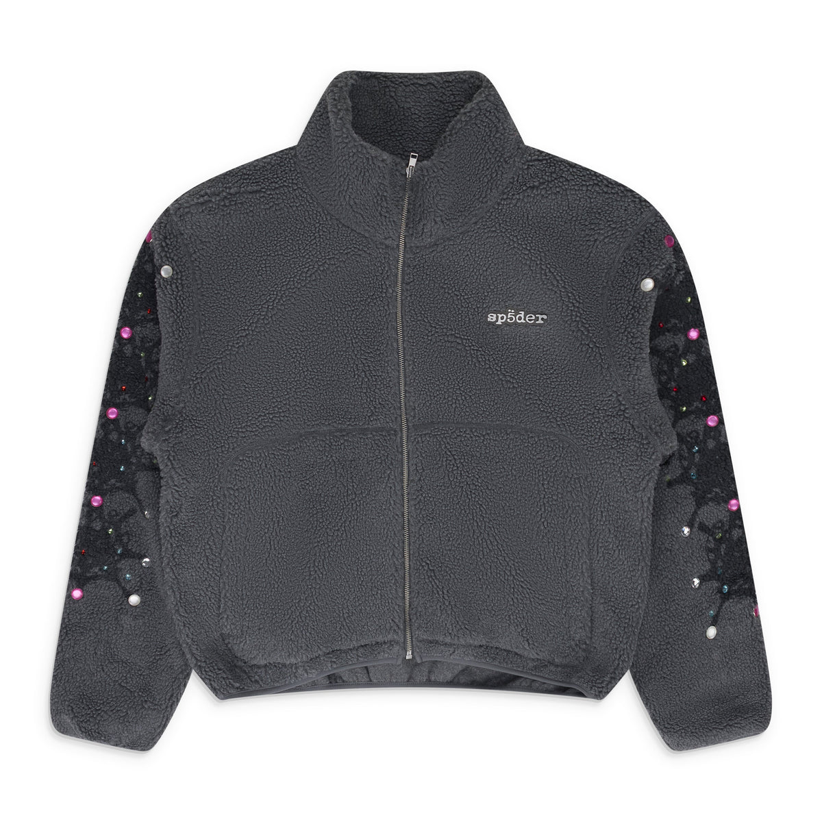 Slate Webstone Teddy Fleece Zip Up