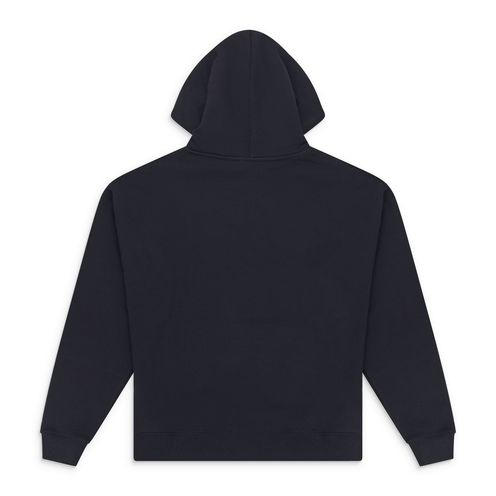 Black Goth Logo Hoodie