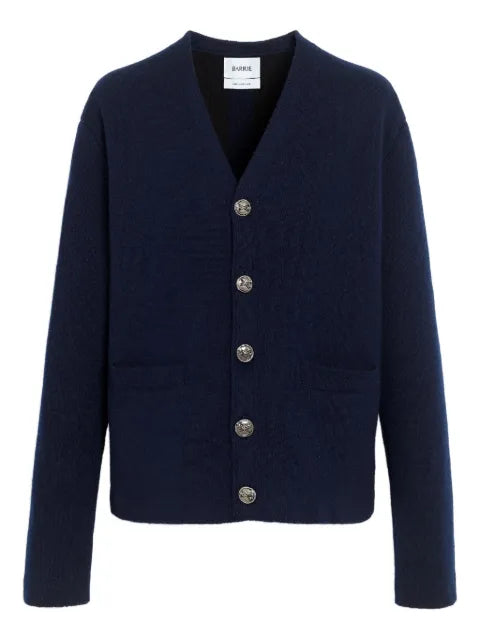 Barrie V-neck button cardigan