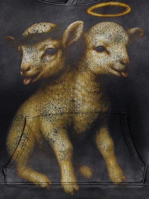 HELLSTAR Lamb graphic-print hoodie