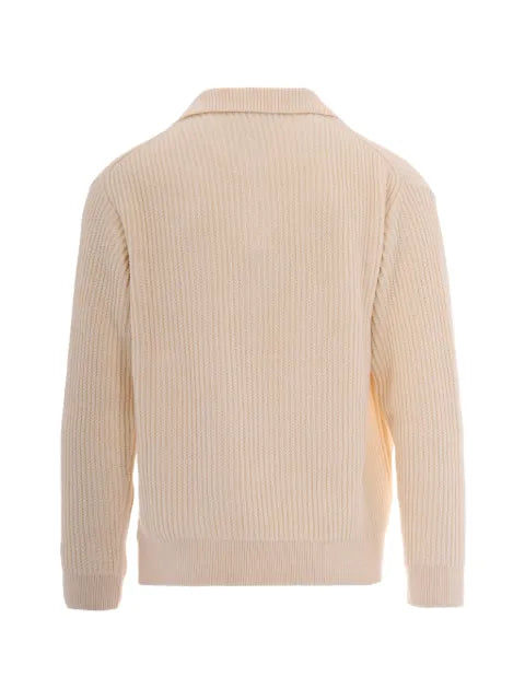 Maison Kitsuné polo-collar sweater
