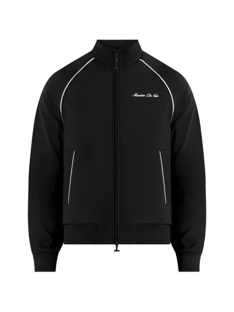 Manière De Voir signature piped track jacket black