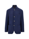 Brunello Cucinelli high-neck button-up blazer