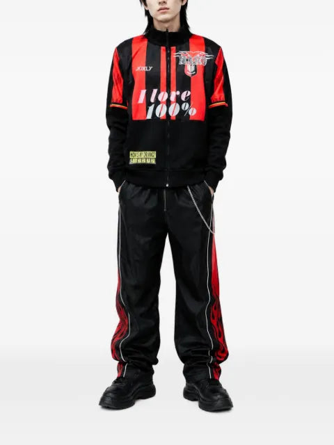 PROTOTYPES striped panelled jacket