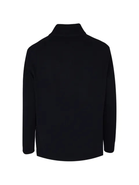 Gran Sasso button-fastening mock-neck sweater
