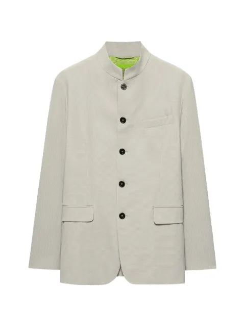 Shanghai Tang mandarin-collar five-button jacket