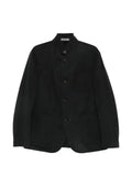 Corneliani high-neck patch-pocket jacket