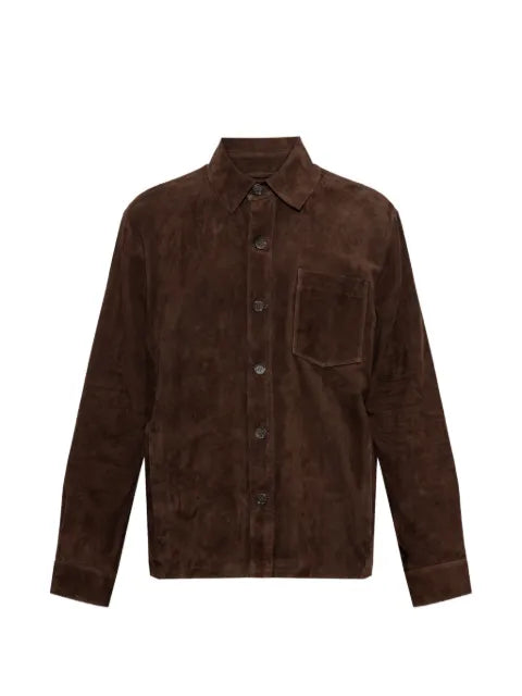 Arma Dino suede shirt jacket