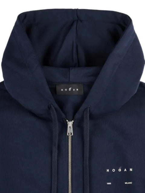 Hogan sweatshirt in cotton with zip