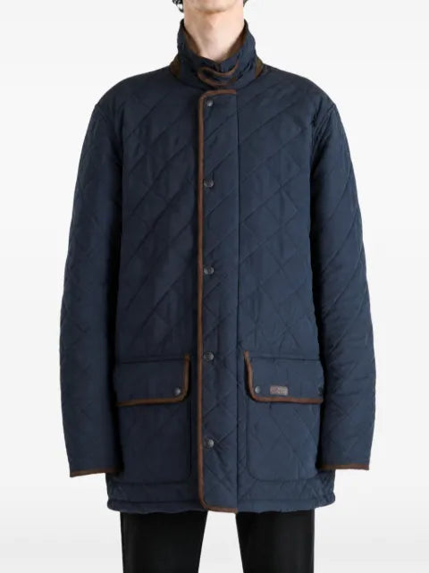 Barbour Thursby quilted corduroy-collar jacket