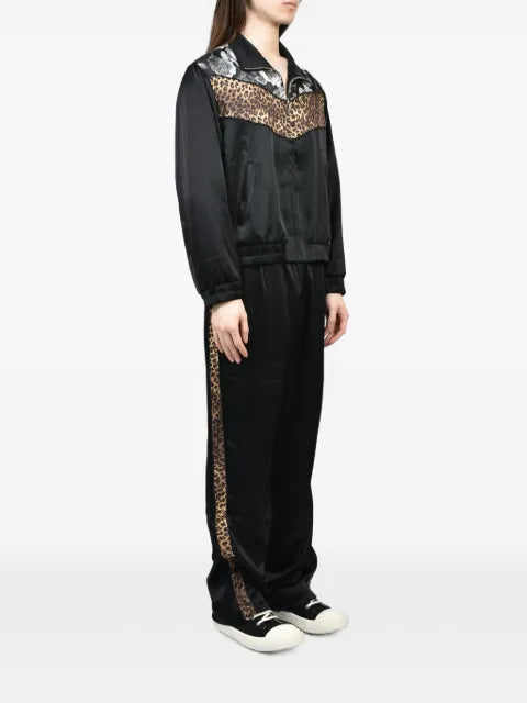 Ernest W. Baker Cheetah Rose track jacket