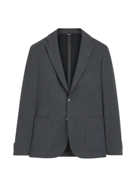 BOSS slim-fit jacket in stretch fabric with a pattern