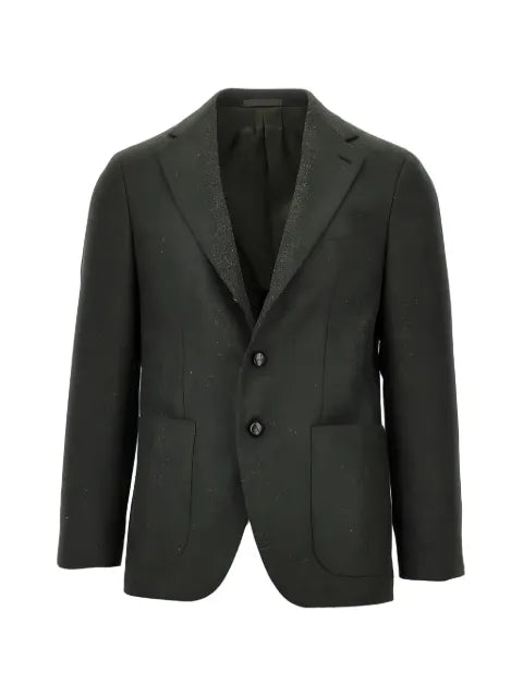 Caruso single-breasted wool blazer