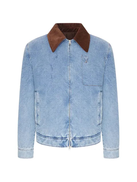 AMI Paris Ami de Coeur denim jacket
