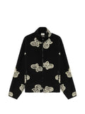 Autry Teddy logo-patch zip-up jacket