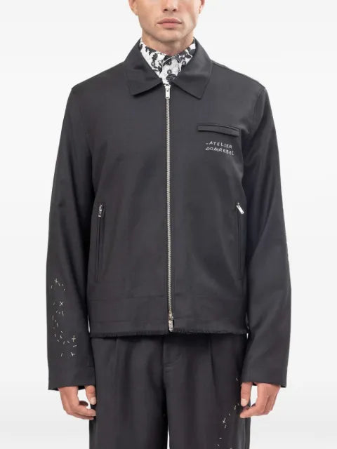 DOMREBEL Backstage hand-stitched boxy jacket