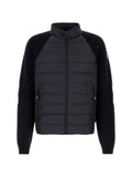 Moncler Grenoble quilted-panel zip-up cardigan