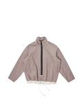 Camiel Fortgens raw-edge roll-neck fleece jacket