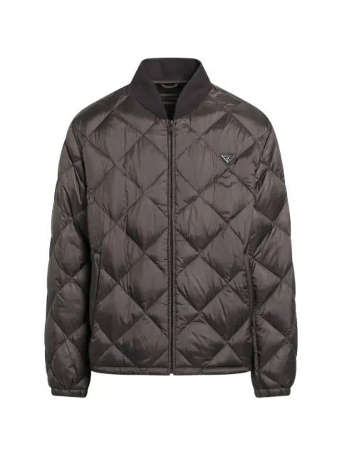 Prada short technical fabric down jacket