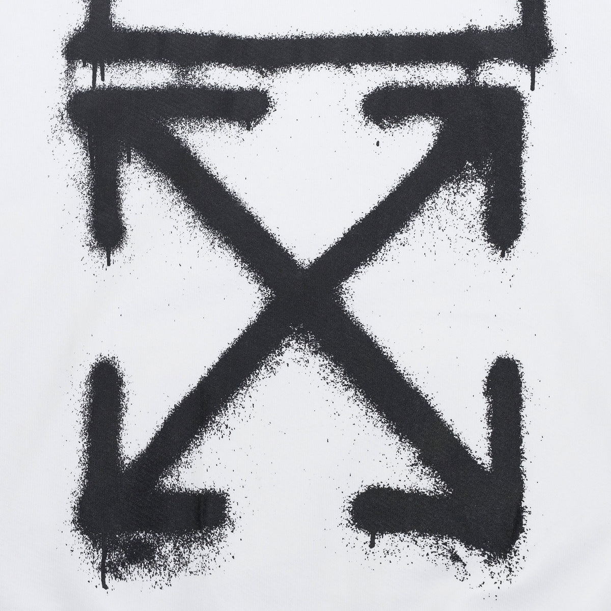 White Spray Arrow Hoodie