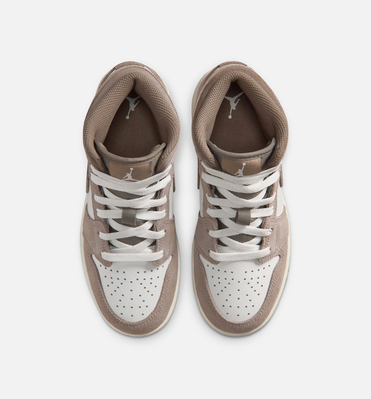 Air Jordan 1 Mid GS Sneakers | Enigma Stone/Olive Grey/Summit White