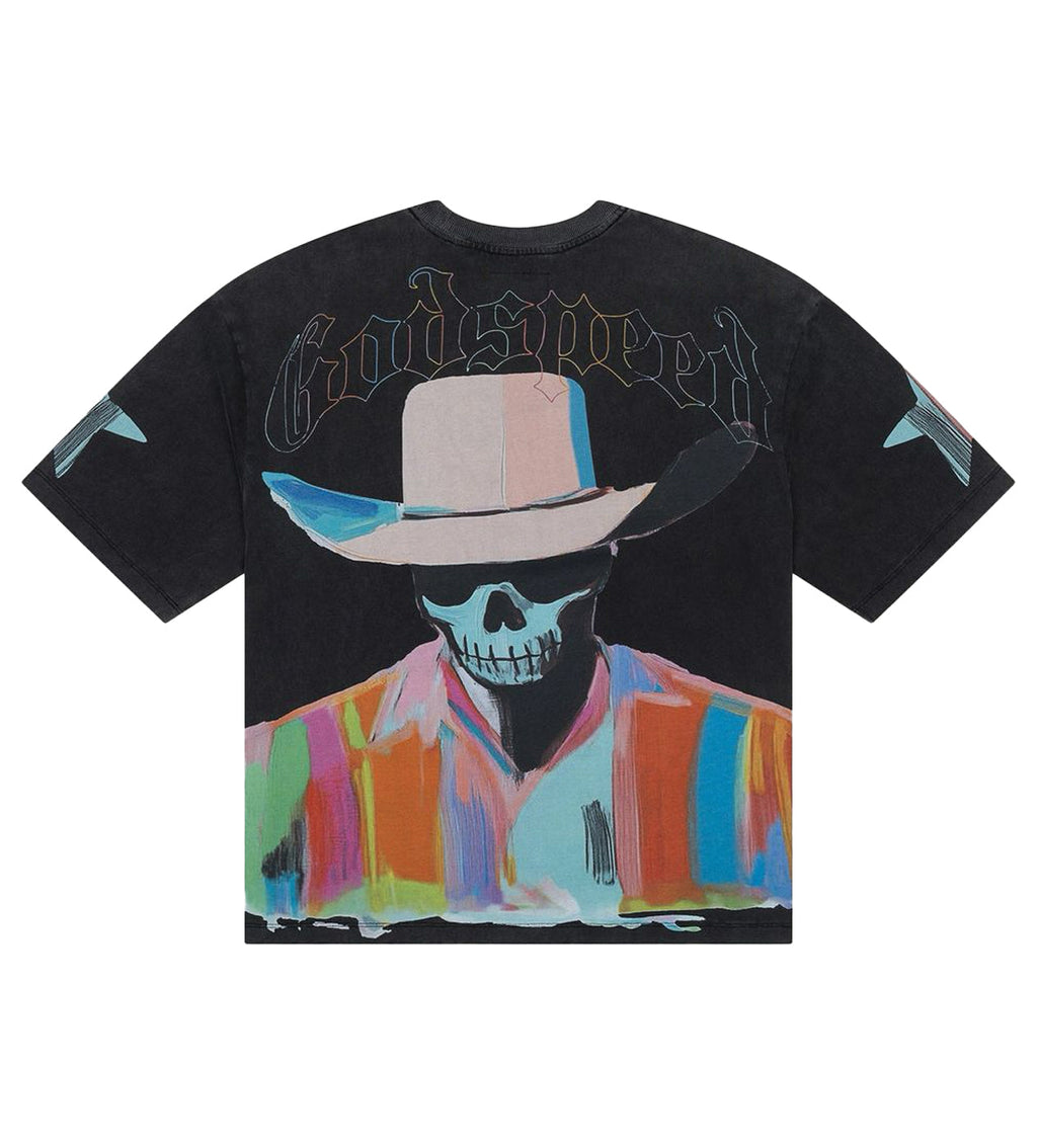 Godspeed Pastel Cowboy Tee Grey