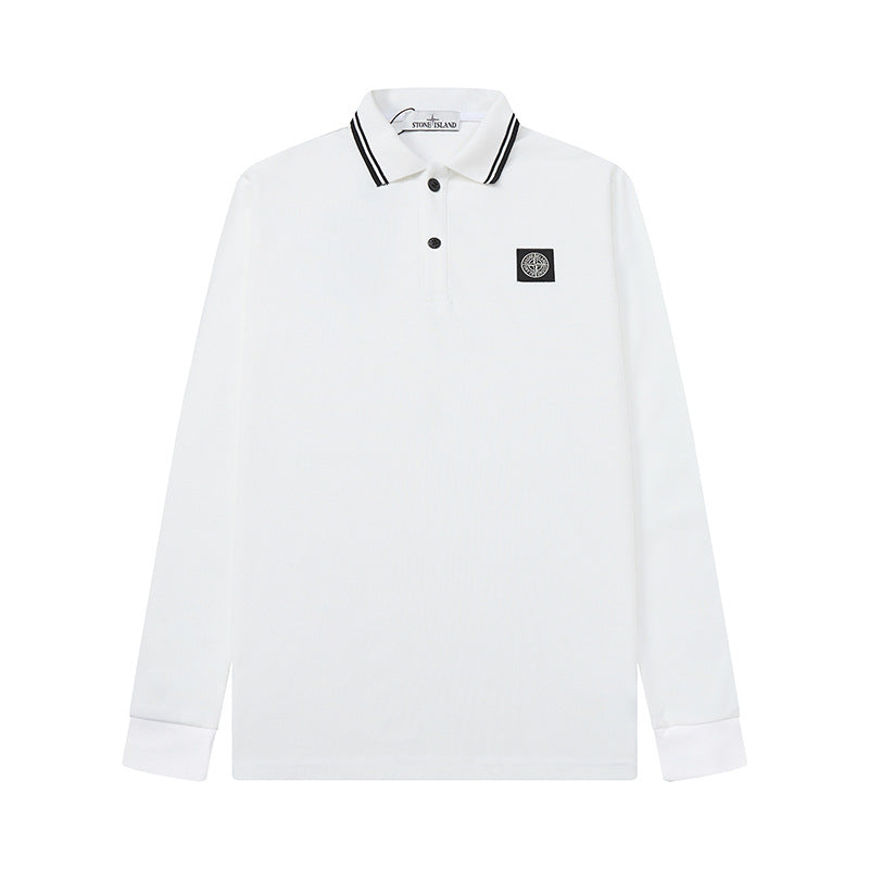 Stone Island Compass Patch Short & Long Sleeve Polo Shirt Streetwear