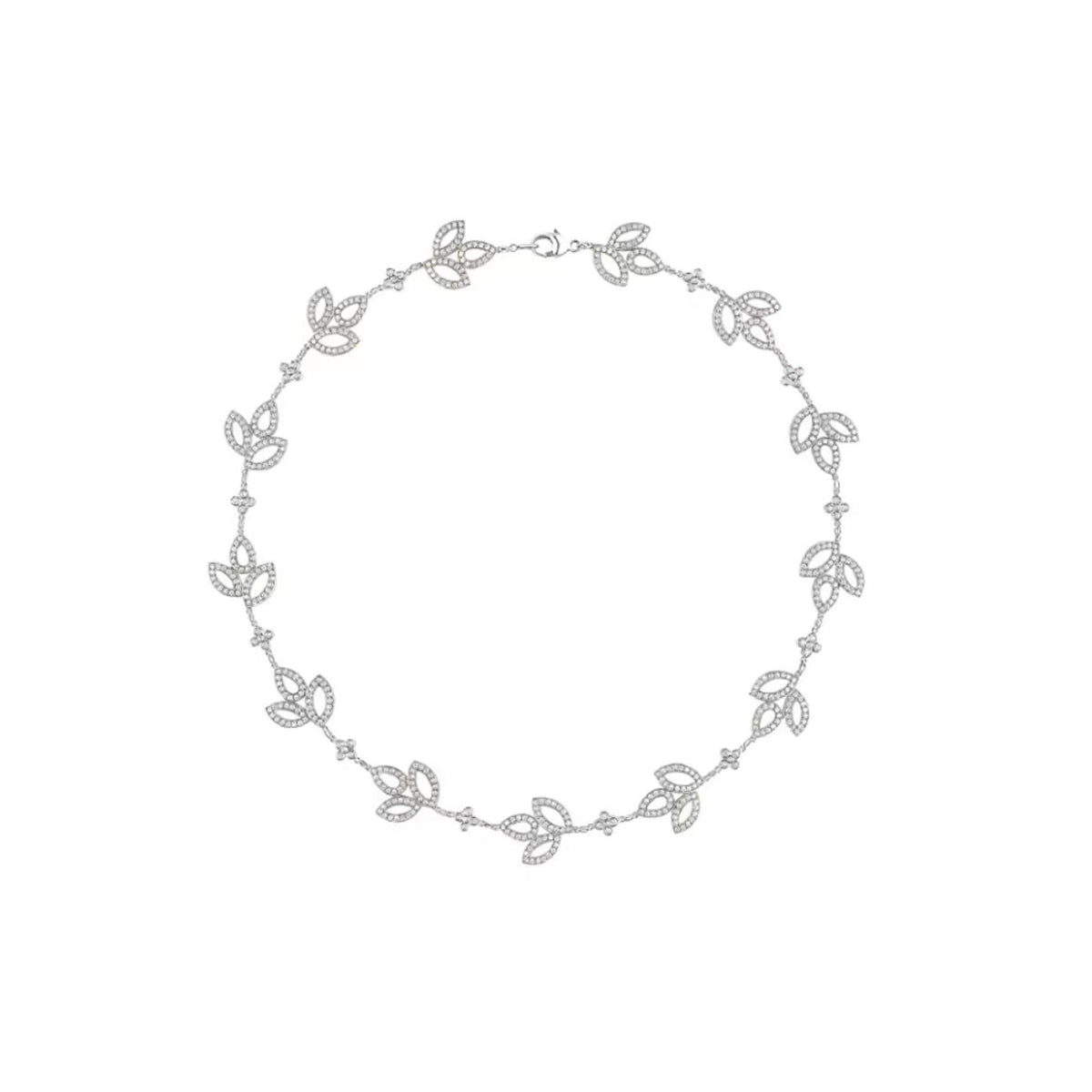 Harry Winston Style Lock Necklace