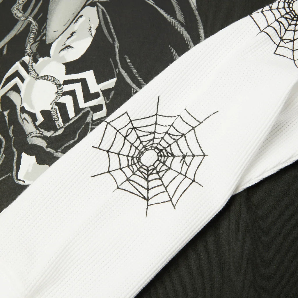 HUF Spiderman Web Long Sleeve Double Layer Top