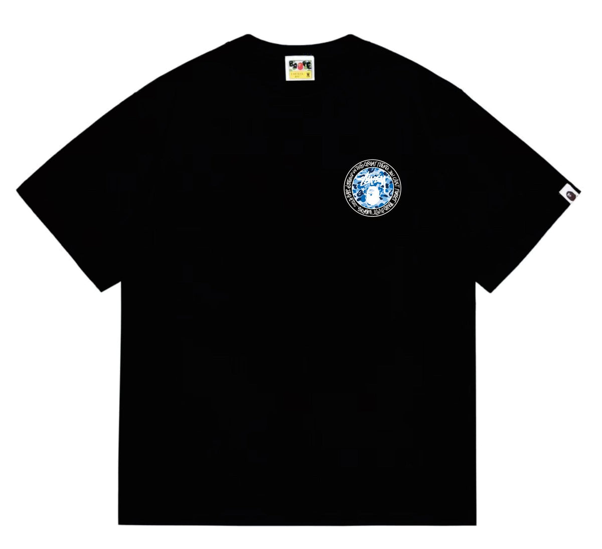 BAPE White-Ring Camo Back Graphic T-Shirt