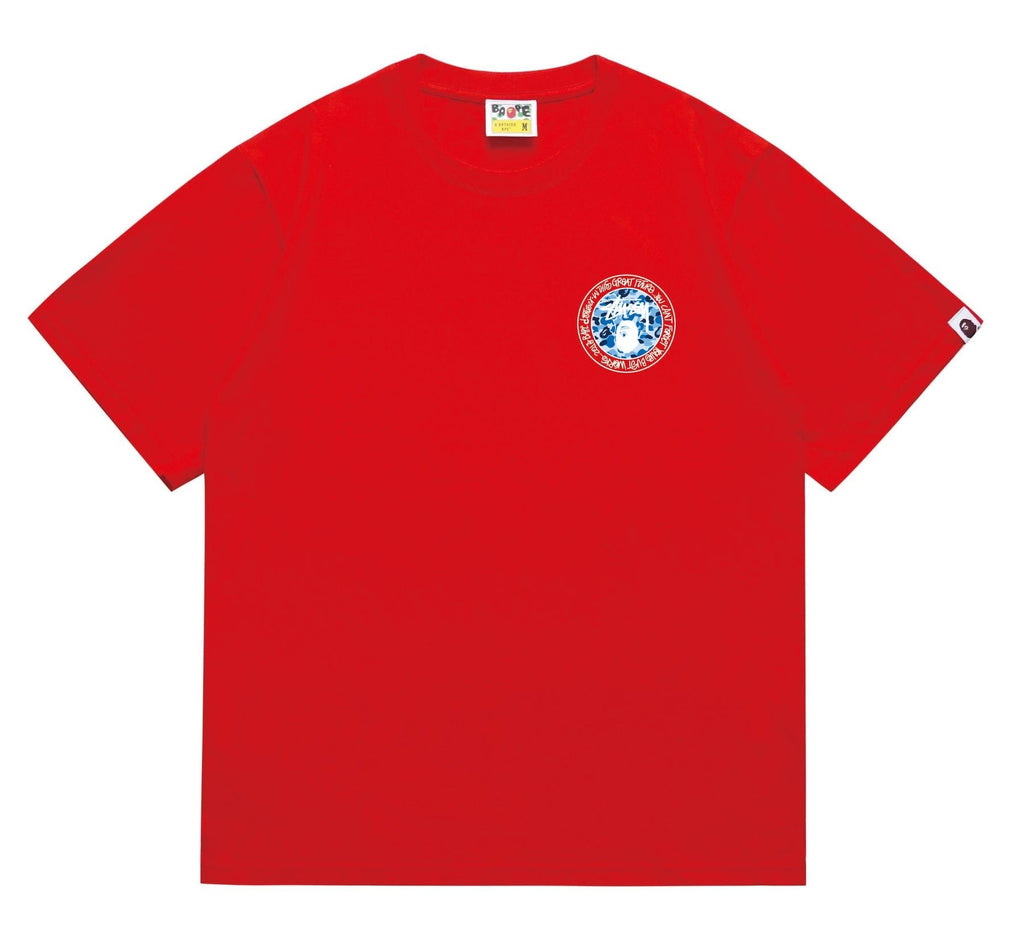 BAPE White-Ring Camo Back Graphic T-Shirt