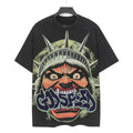 Godspeed Distressed Rhinestone Graphic T-Shirt
