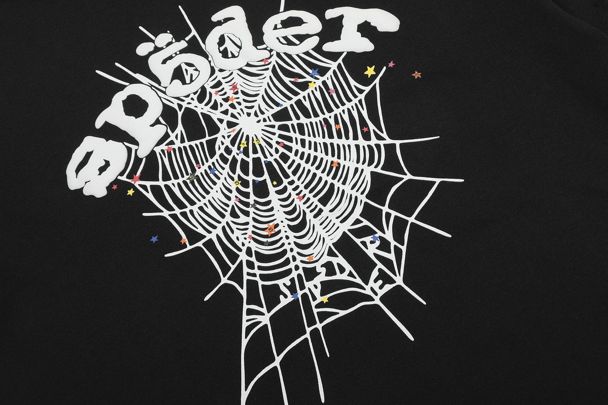Sp5der Spiderweb Graphic Short-Sleeve T-Shirt