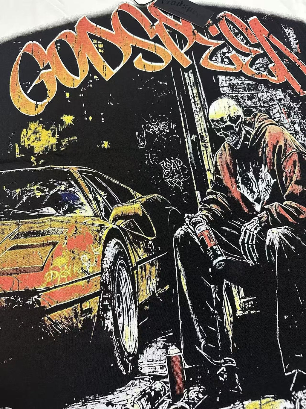 Godspeed Street Scene Graphic T-Shirt