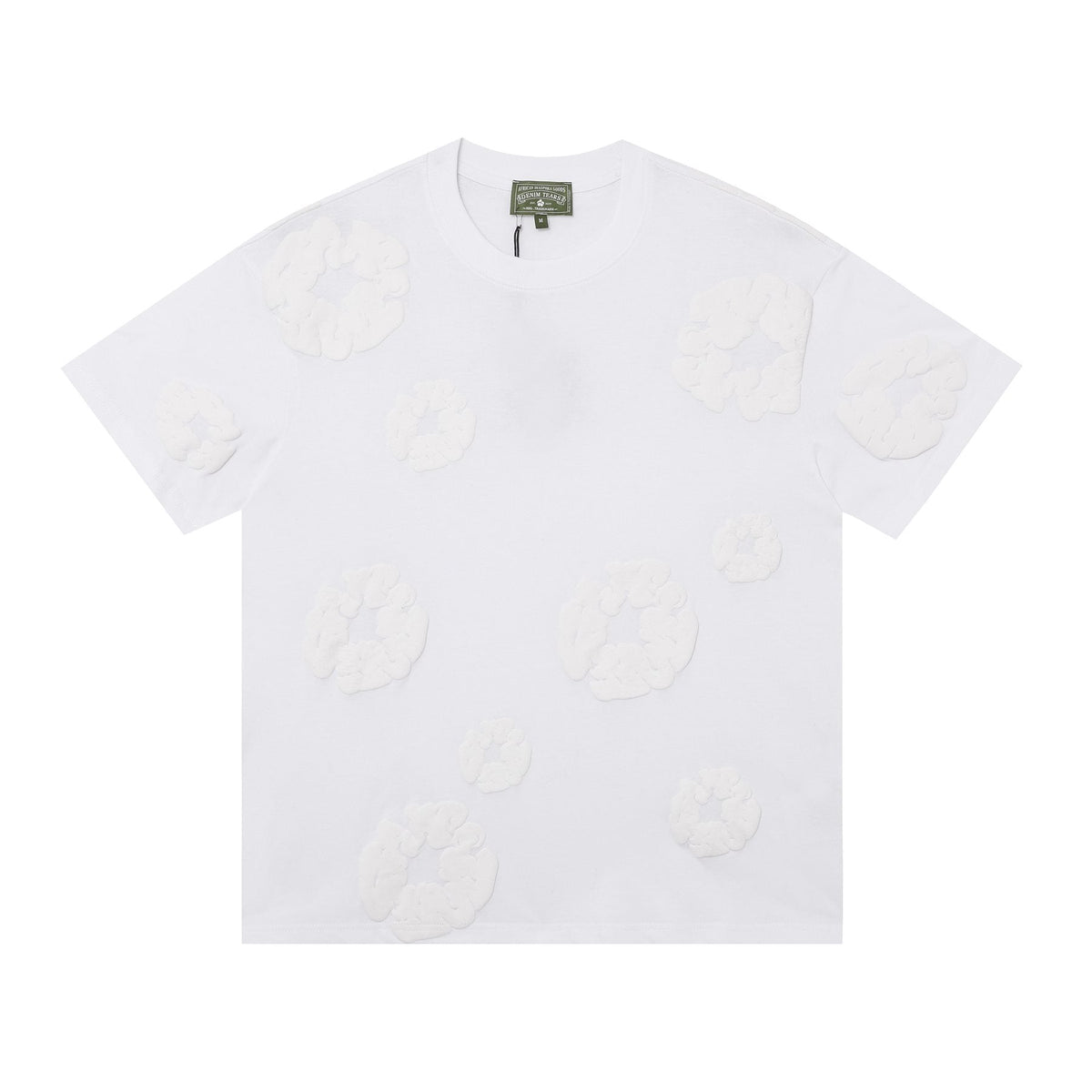 DENIM TEARS All-Over Floral Cloud Graphic T-Shirt