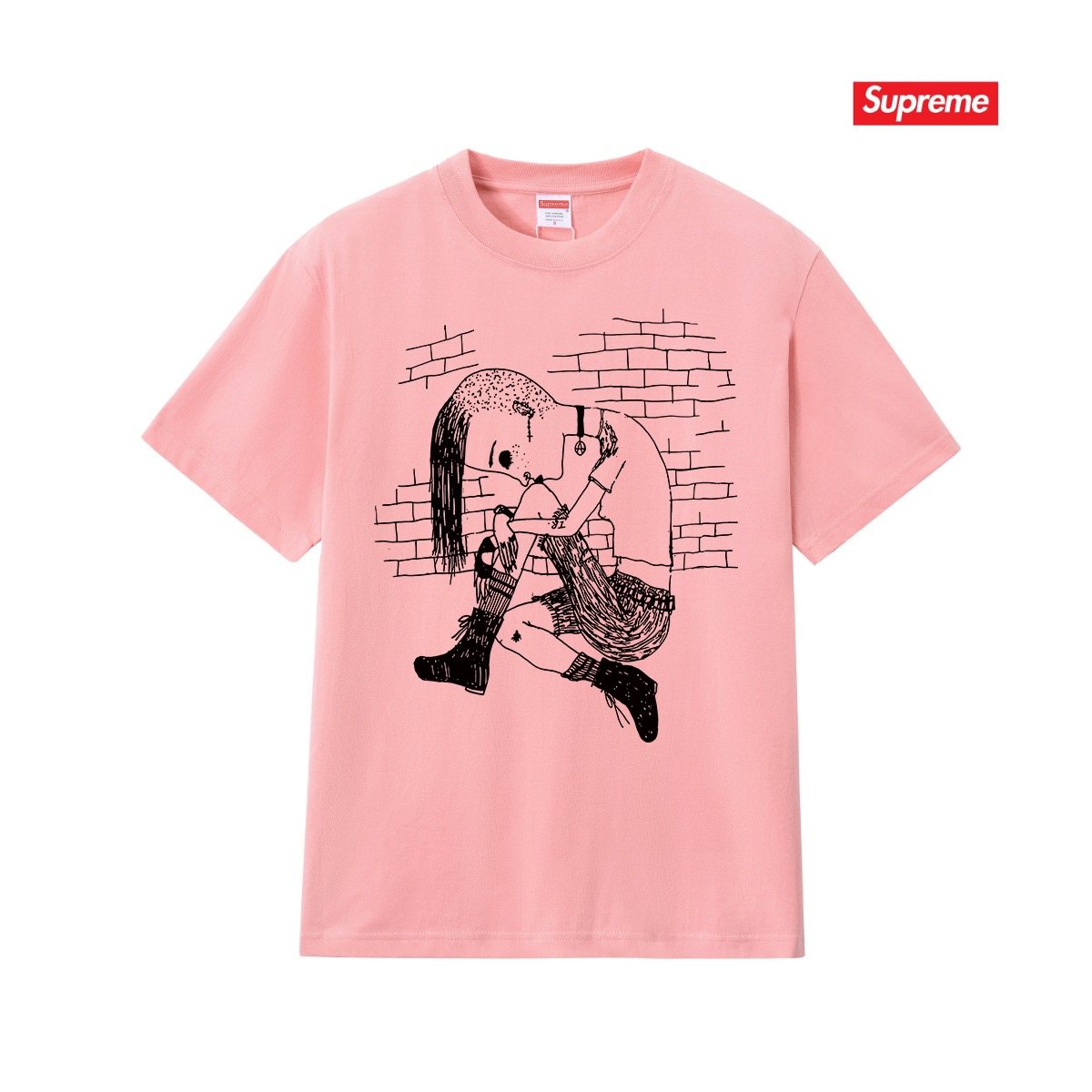 Supreme Front & Back Graphic T-Shirt