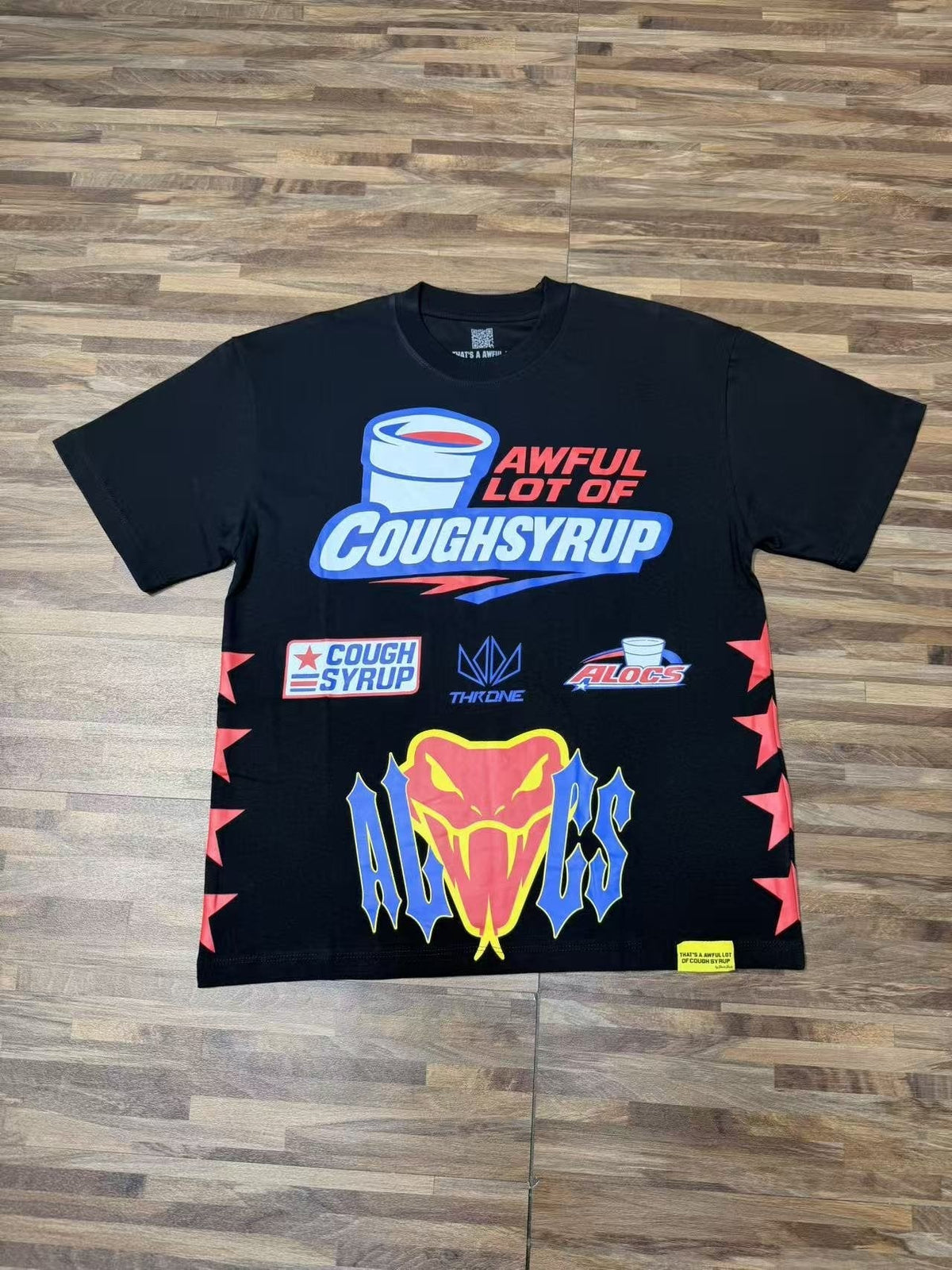 THAT'S A AWFUL LOT OF COUGH SYRUP Front & Back Graphic T-Shirt