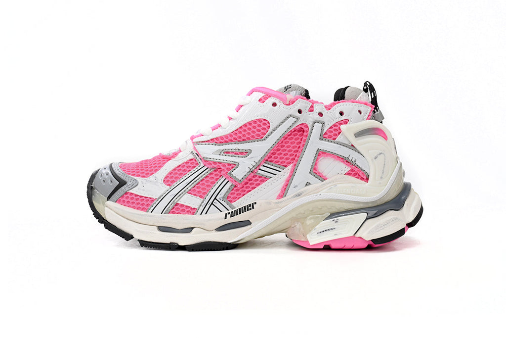 Balenciaga Runner White Fluo Pink 677402 W3RBN 9155