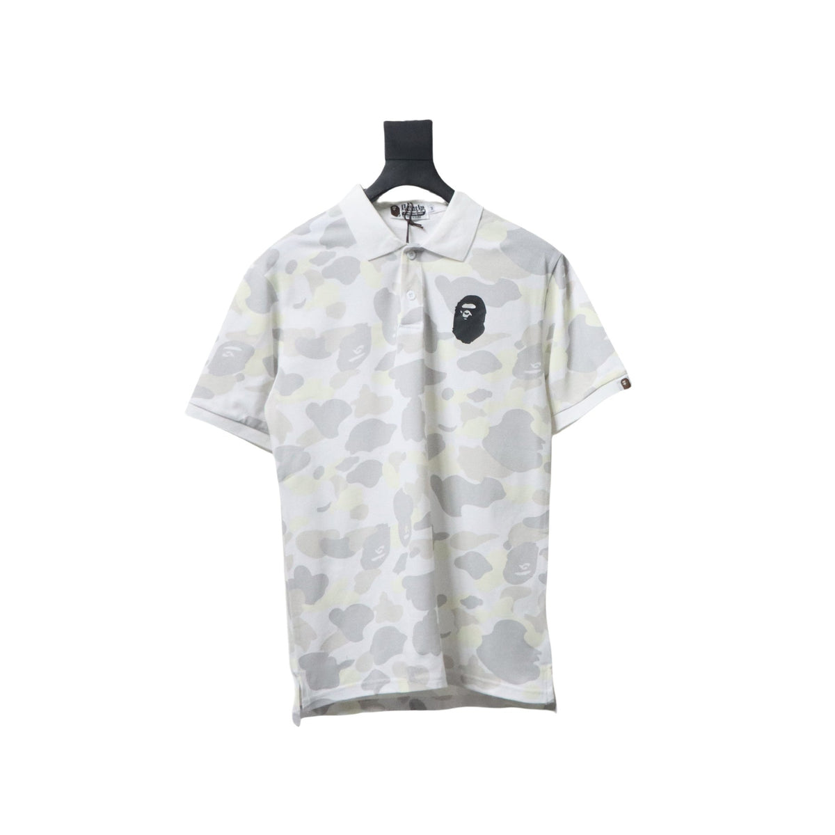 BAPE City Camo Large Ape Head Relaxed Fit Polo White