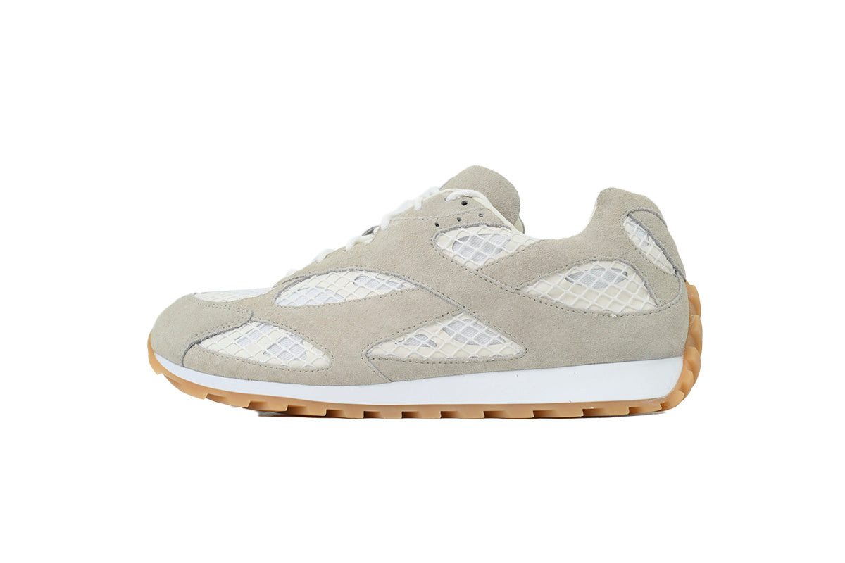 Bottega Veneta Orbit Suede Gray